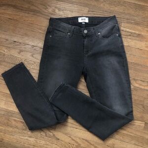 Nordstrom Paige Denim Women's Black Verdugo Ankle Jeans size 27 like new